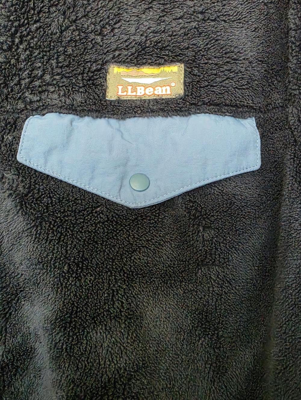 L.L.Bean Sherpa Fleece Jacket Trail Outdoor Gorpcore Full Zip Size L - Picture 4 of 11